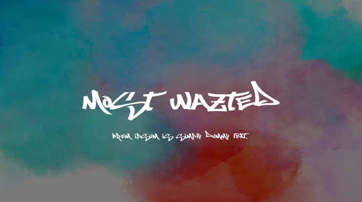 Most Wazted Font