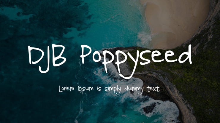 DJB Poppyseed Font