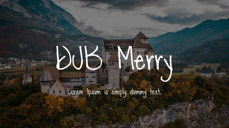 DJB Merry Font