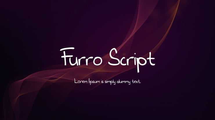 Furro Script Font
