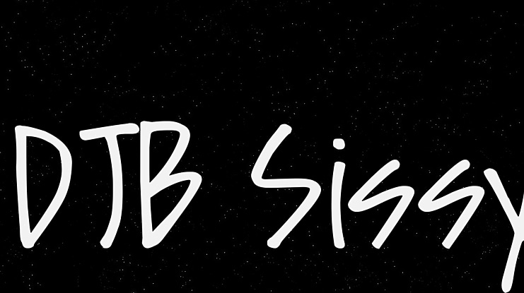 DJB Sissy Font