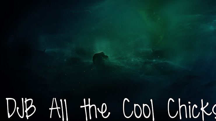 DJB All the Cool Chicks Font