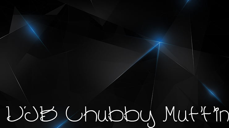 DJB Chubby Muffins Font