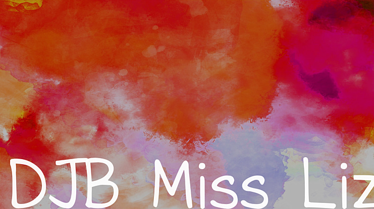 DJB Miss Liz Font