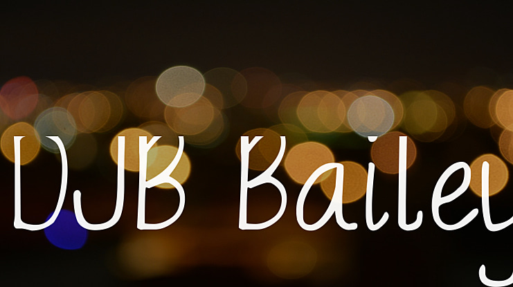 DJB Bailey Font