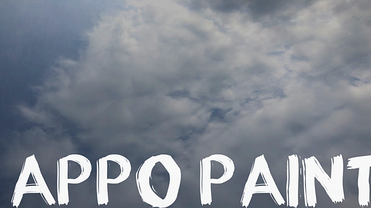 appo paint Font