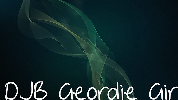 DJB Geordie Girl Font