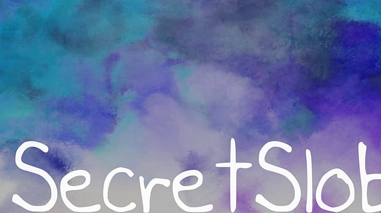 SecretSlob Font