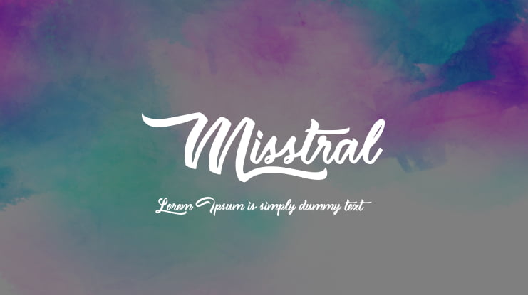 Misstral Font