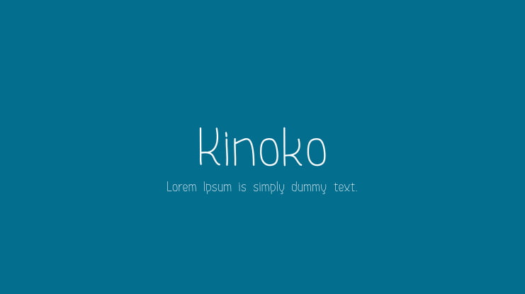 Kinoko Font