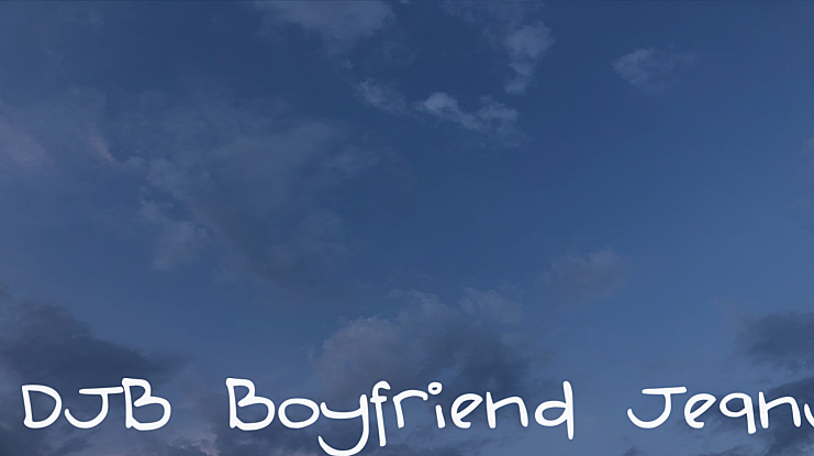 DJB Boyfriend Jeans Font