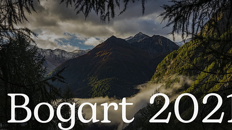 Bogart 2021 Font