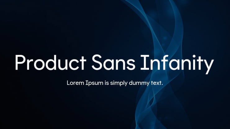 Product Sans Infanity Font