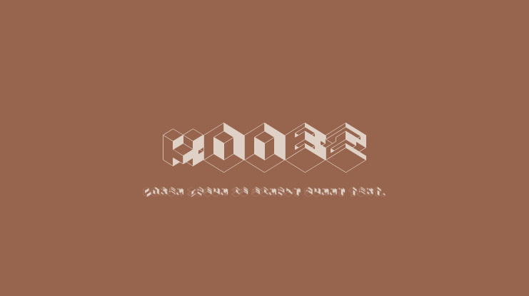 Koobz Font