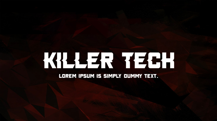 Killer Tech Font Family