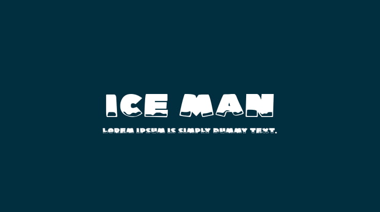 Ice Man Font Family