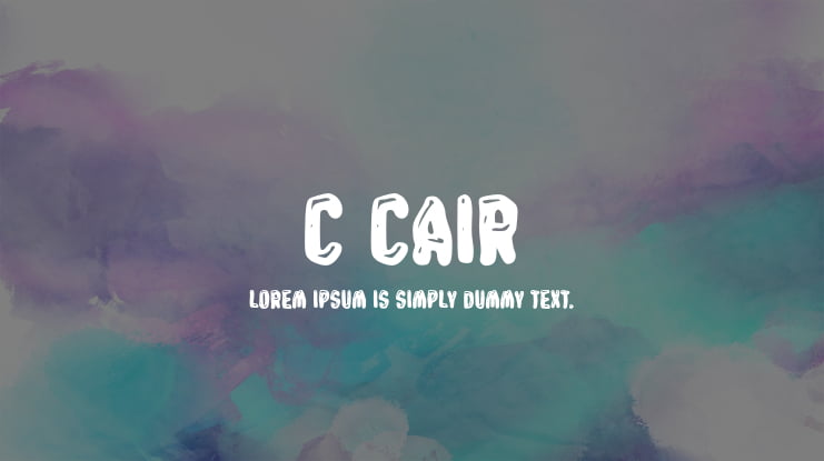 c Cair Font