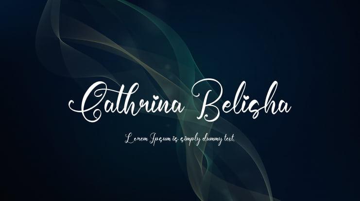 Cathrina Belisha Font Family