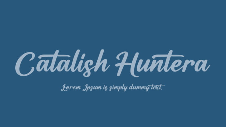 Catalish Huntera Font