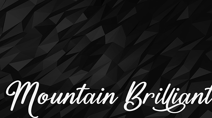 Mountain Brilliant Font
