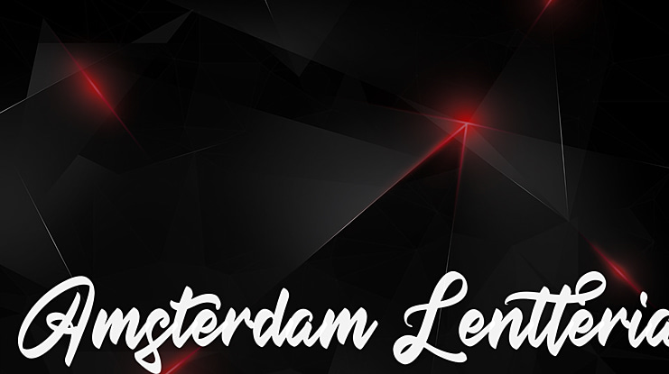 Amsterdam Lentteria Font