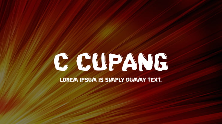 c Cupang Font