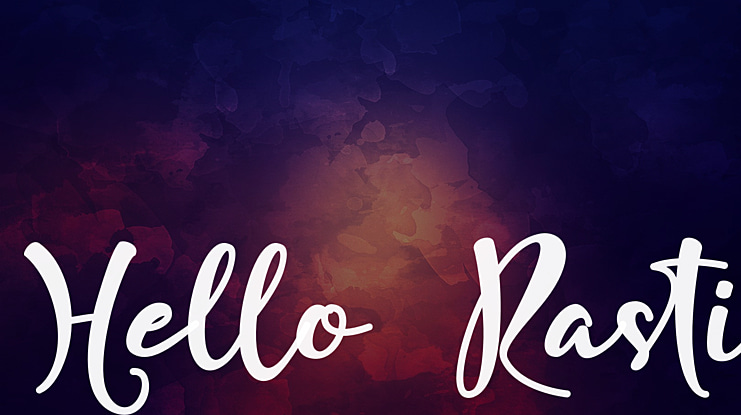 Hello Rasti Font