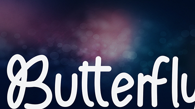 Butterfly Font
