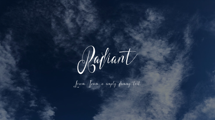 Radiant Font