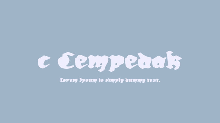 c Cempedak Font