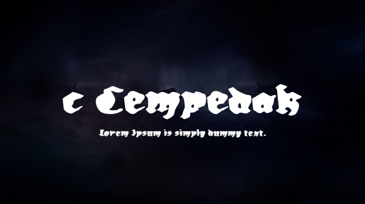 c Cempedak Font