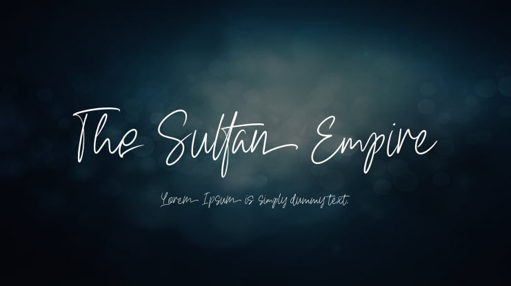 The Sultan Empire Font Family