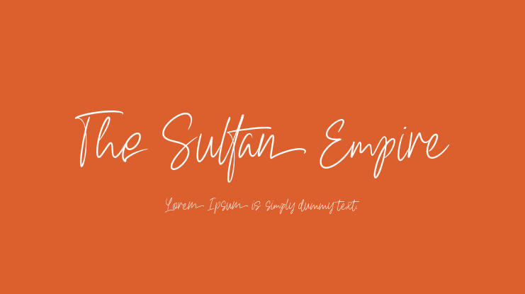 The Sultan Empire Font Family
