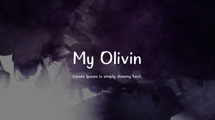 My Olivin Font Family
