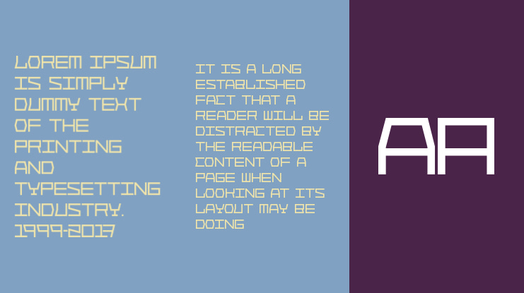 Block Face Font Family