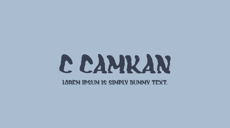 c Camkan Font