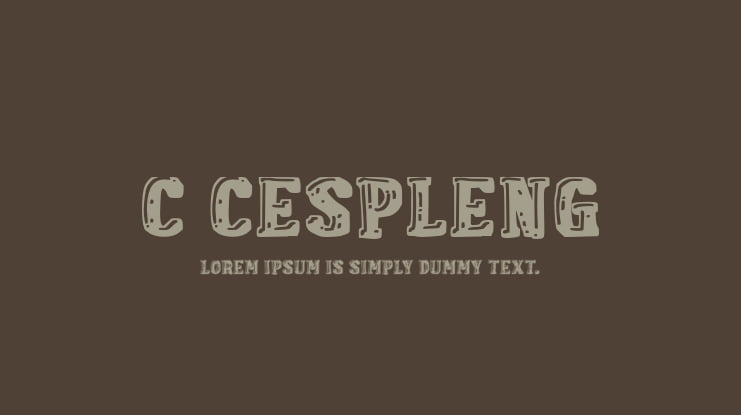 c Cespleng Font