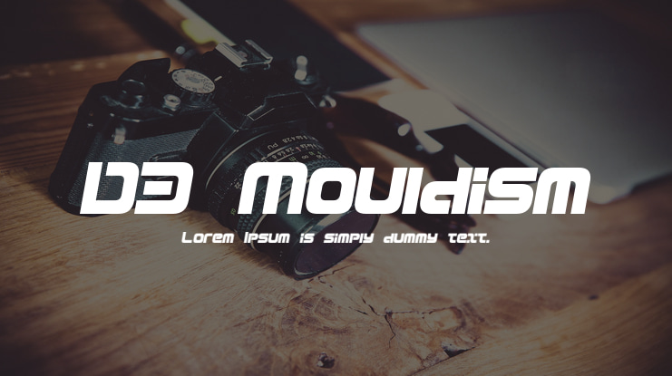 D3 Mouldism Font Family