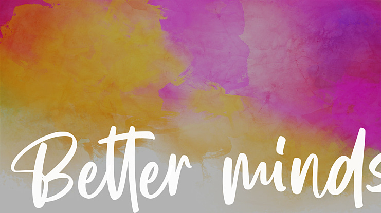 Better minds Font