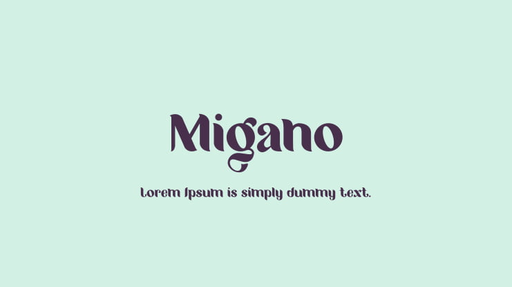 Migano Font