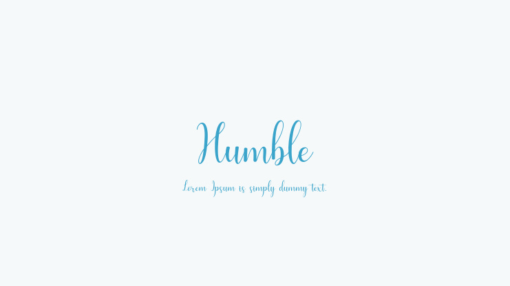 Humble Font