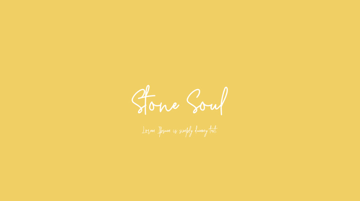 Stone Soul Font
