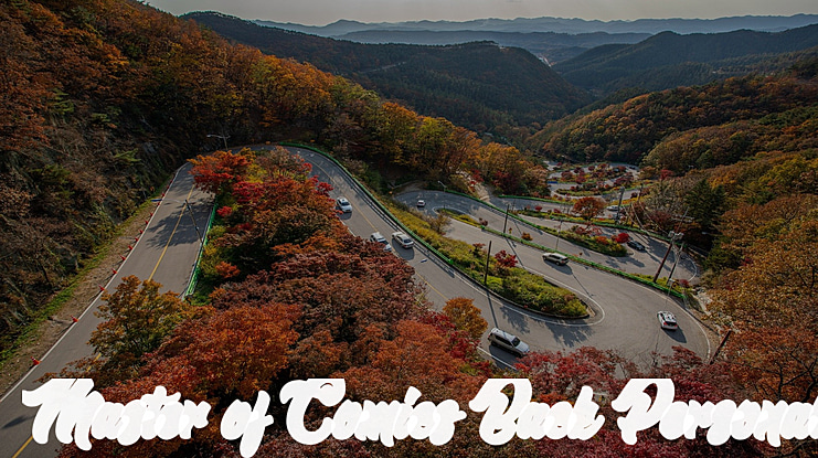 Master of Comics Back Personal Font Family