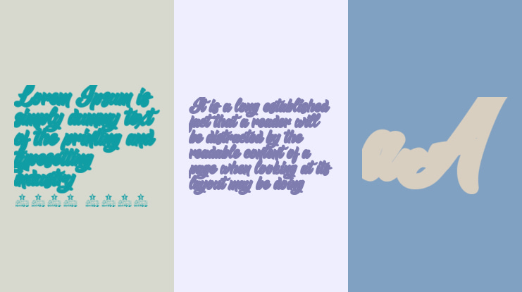 Master of Comics Back Personal Font Family