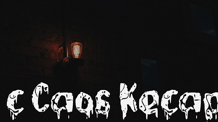 c Caos Kecap Font