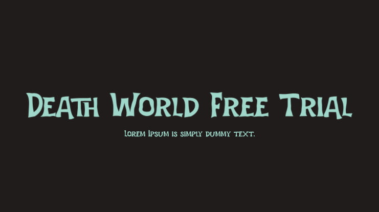 Death World Free Trial Font