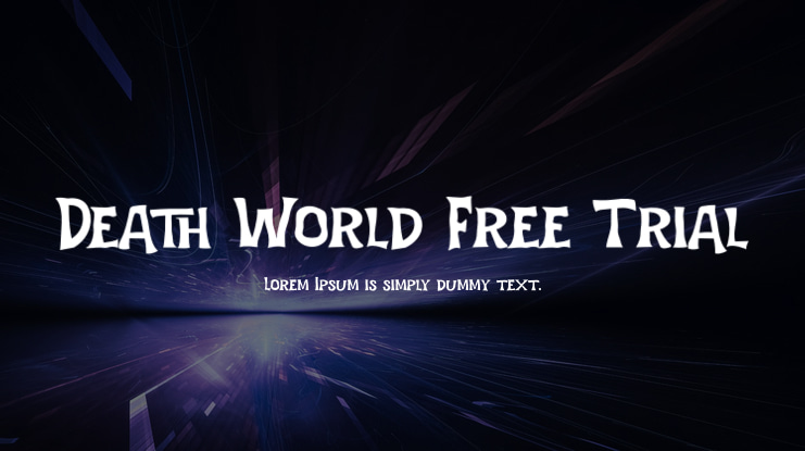 Death World Free Trial Font