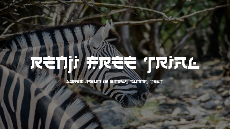Renji Free Trial Font