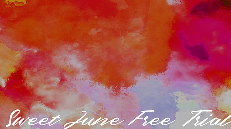 Sweet June Free Trial Font