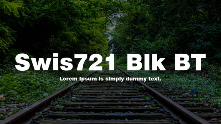Swis721 Blk BT Font